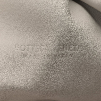 Bottega Veneta Metallic Crinkled Lambskin The Pouch Oversized Clutch  Oro 5 of 8