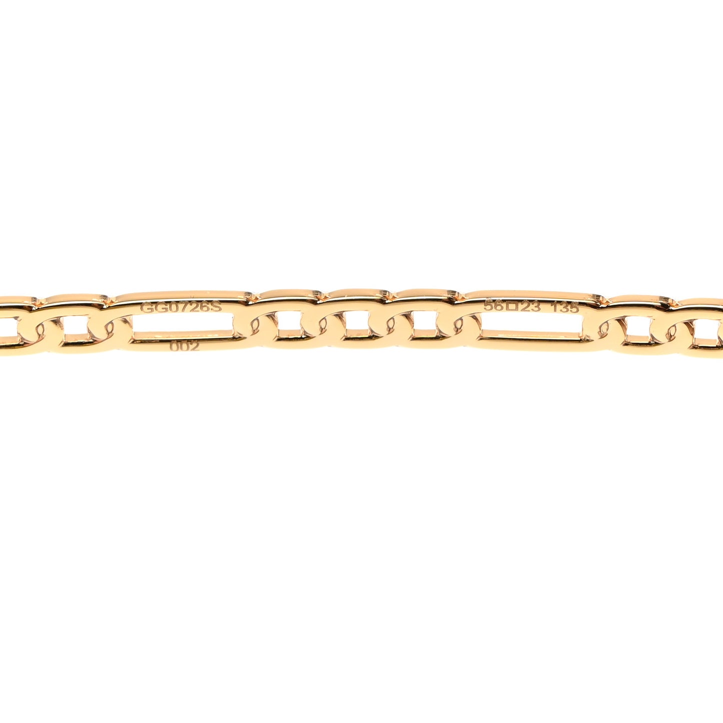 Acetate Detachable Charm Oversized Frame Round Sunglasses GG0726S Havana