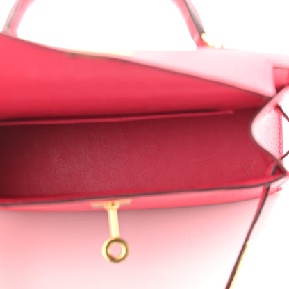 Hermes Epsom Mini Kelly Sellier 20 Rose Extreme 5 of 9