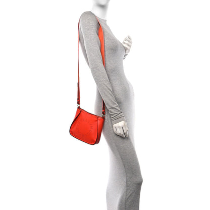 Stella McCartney Eco Alter Nappa Perforated Logo Mini Crossbody Orange 2 of 7
