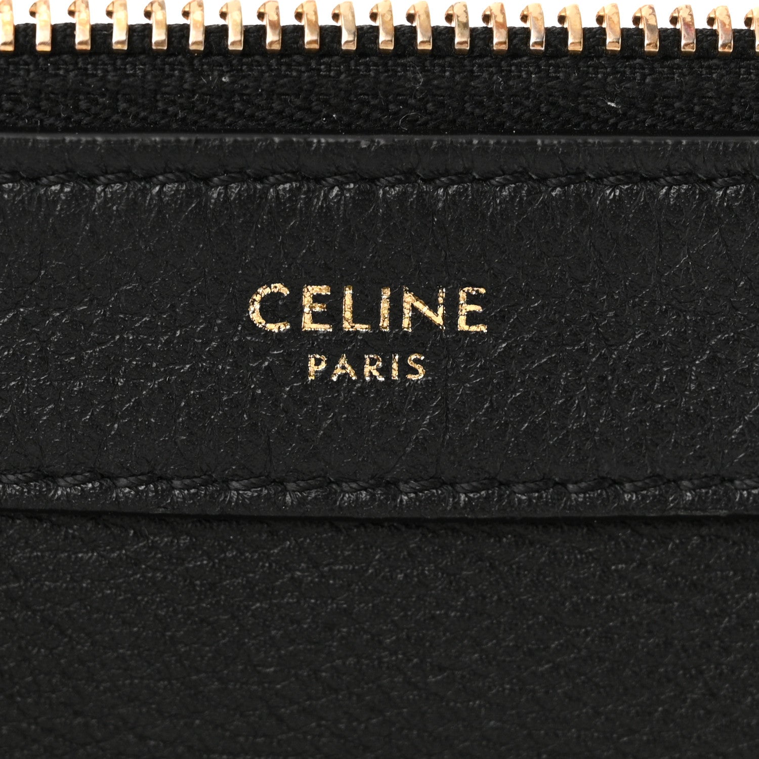 Celine Supple Calfskin Medium Strap Leandre Shoulder Bag Black 6 of 9