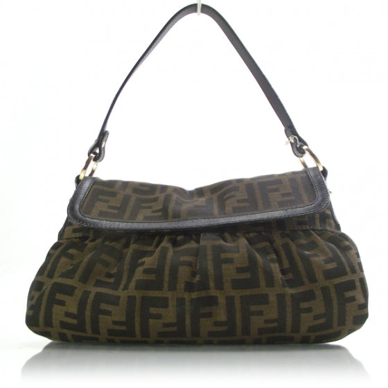 Fendi Zucca Chef Shoulder Bag Tobacco 1 of 11