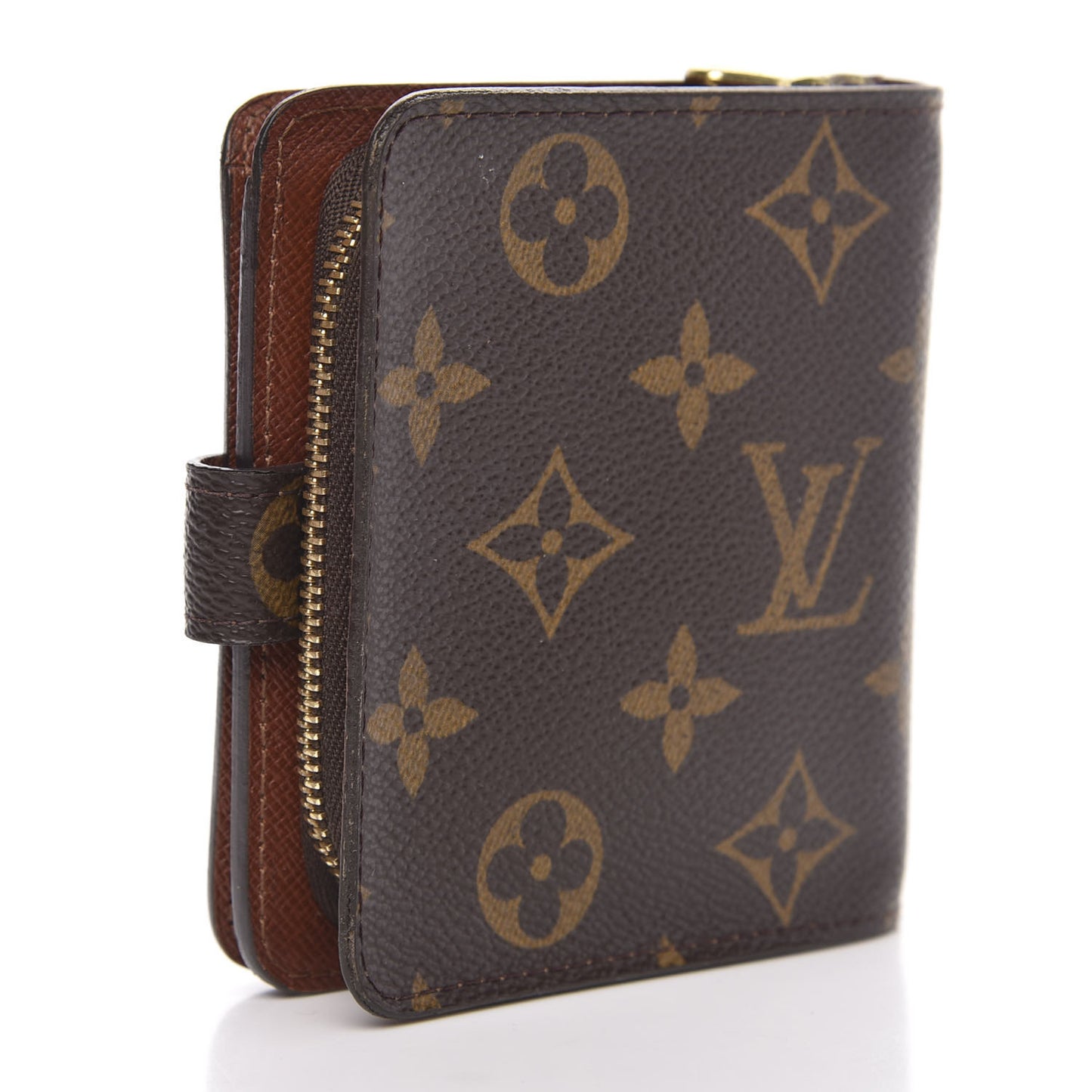 Monogram Compact Zippe Zipped Wallet