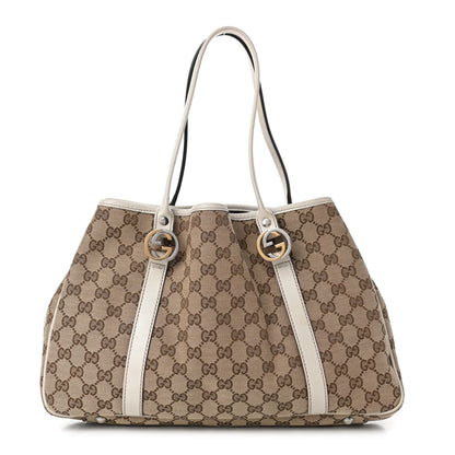 Gucci Monogram Medium Twins Tote Off White 1 of 4
