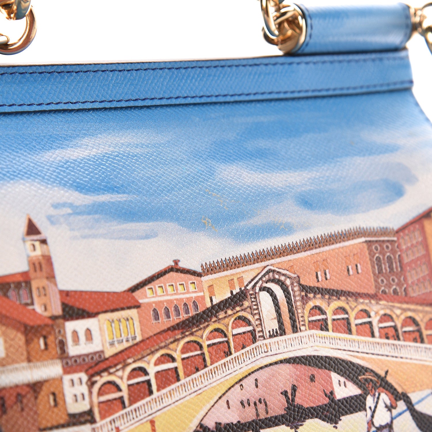 Dolce & Gabbana Dauphine Venezia Printed Medium Miss Sicily Satchel Multicolor 8 of 17