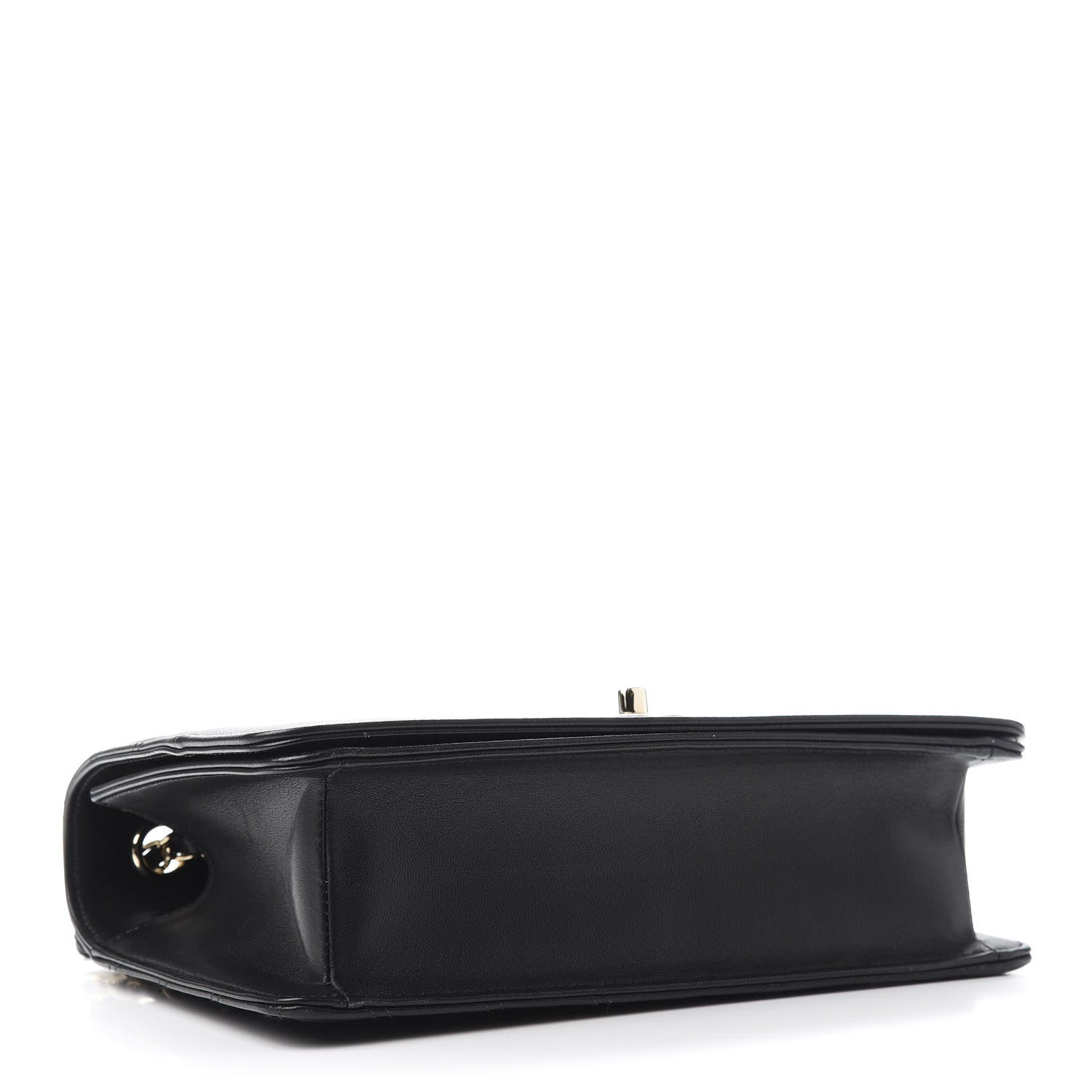 Chanel Lambskin Chevron Quilted Flap Black 4 of 10