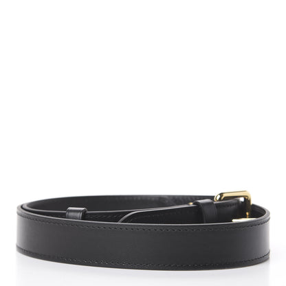 Louis Vuitton Calfskin Odeon Adjustable Shoulder Strap Black 2 of 3