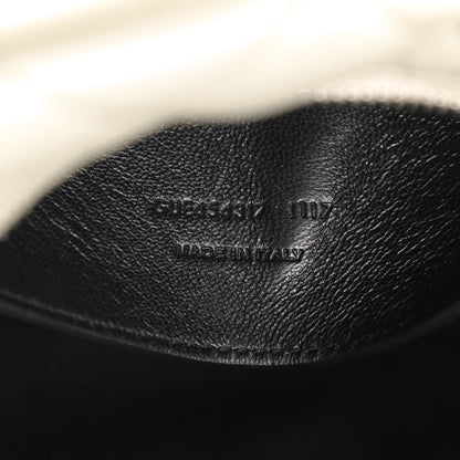 Saint Laurent Calfskin Y Quilted Monogram Small Loulou Bowling Bag Ivory 7 of 10