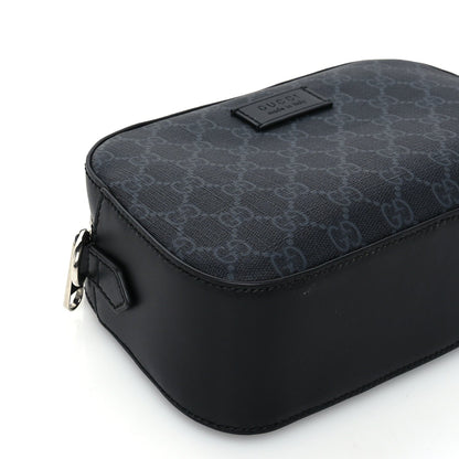 Gucci GG Supreme Monogram Web Shoulder Bag  Black 8 of 9