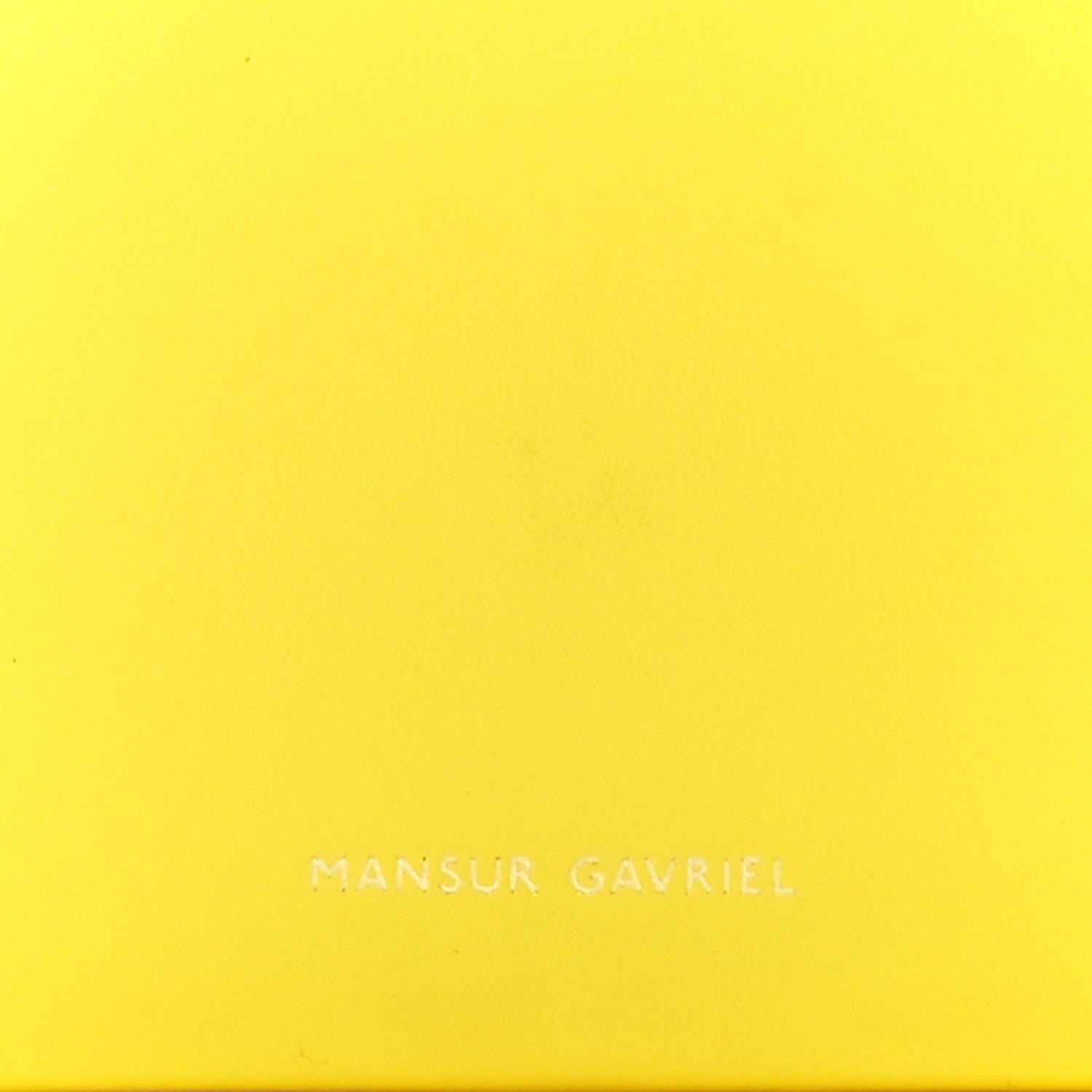 Mansur Gavriel Calfskin Half Moon Clutch Yellow 7 of 11