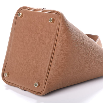 Hermes Taurillon Clemence Picotin Lock 18 PM Gold 10 of 10