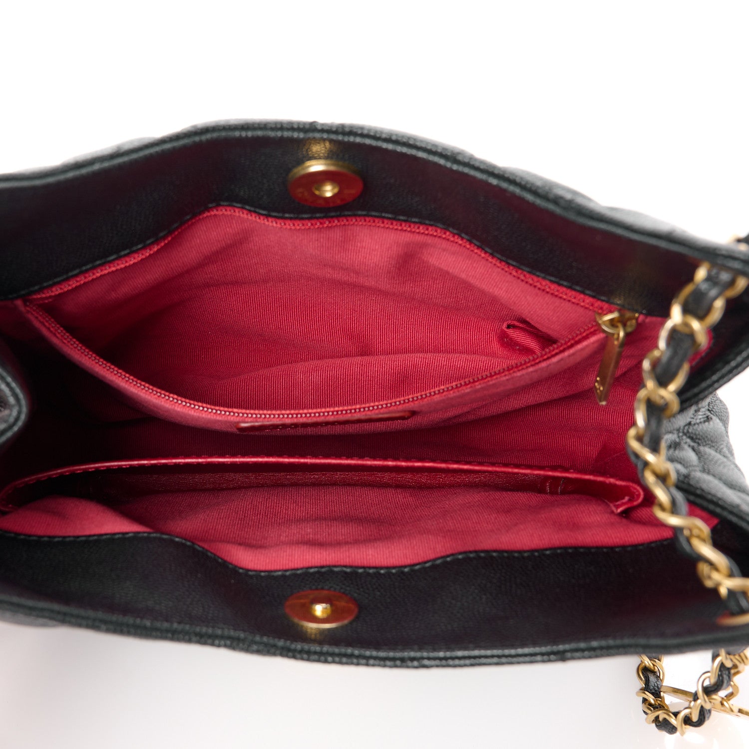 Chanel Caviar Quilted Wavy CC Hobo Black 5 of 13