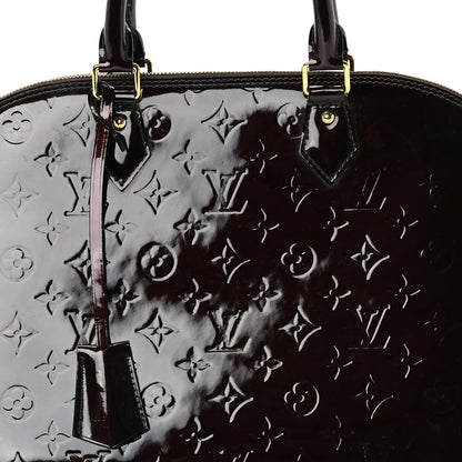 Louis Vuitton Vernis Alma GM Amarante Amarante 6 of 8