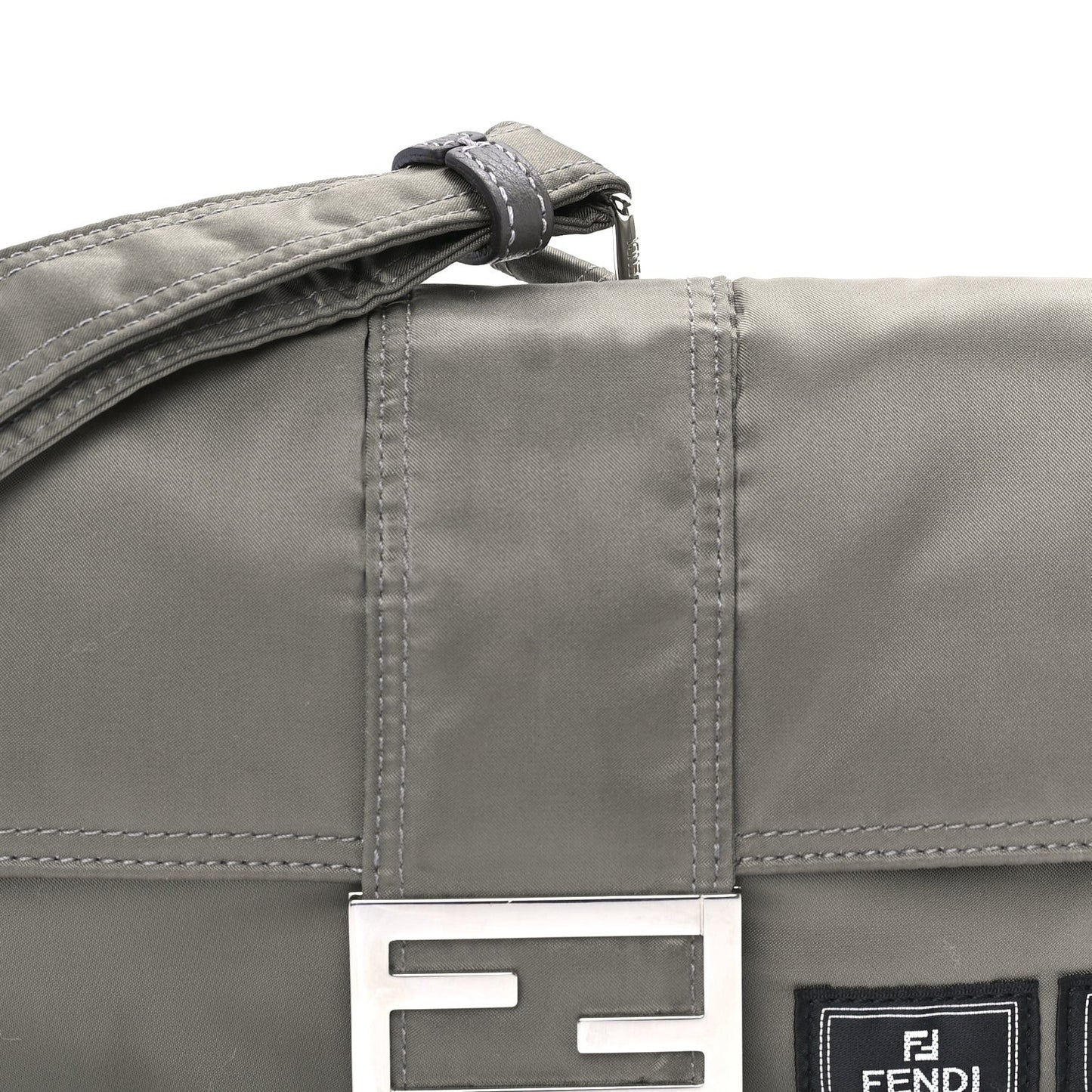 X PORTER Nylon Regular Belt Baguette Bag Khaki