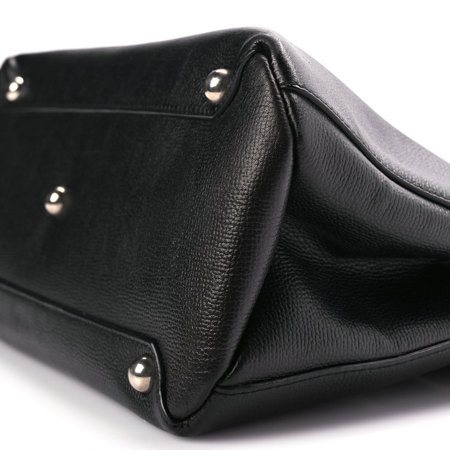 Derby Calfskin House Check Medium Banner Tote Black Sea Green