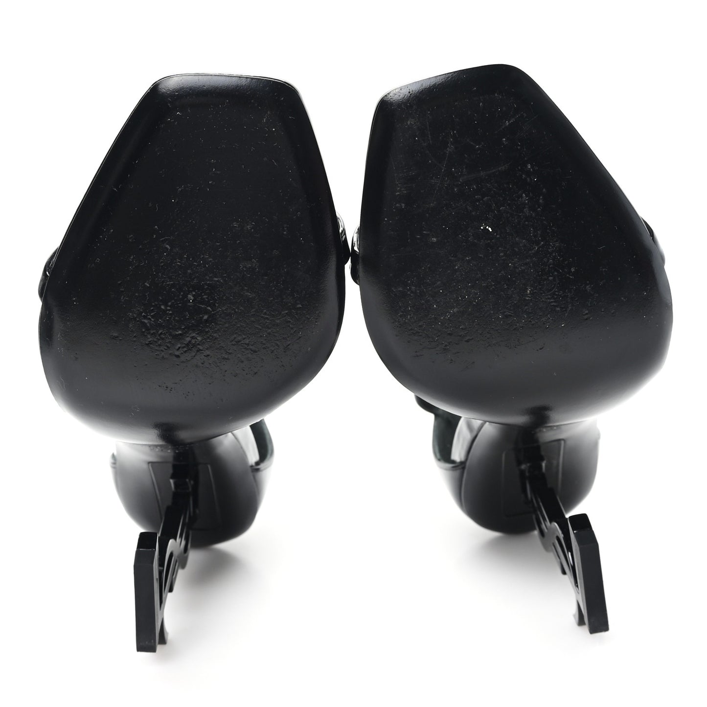 Patent Calfskin Opyum 110 Sandals 36.5 Black