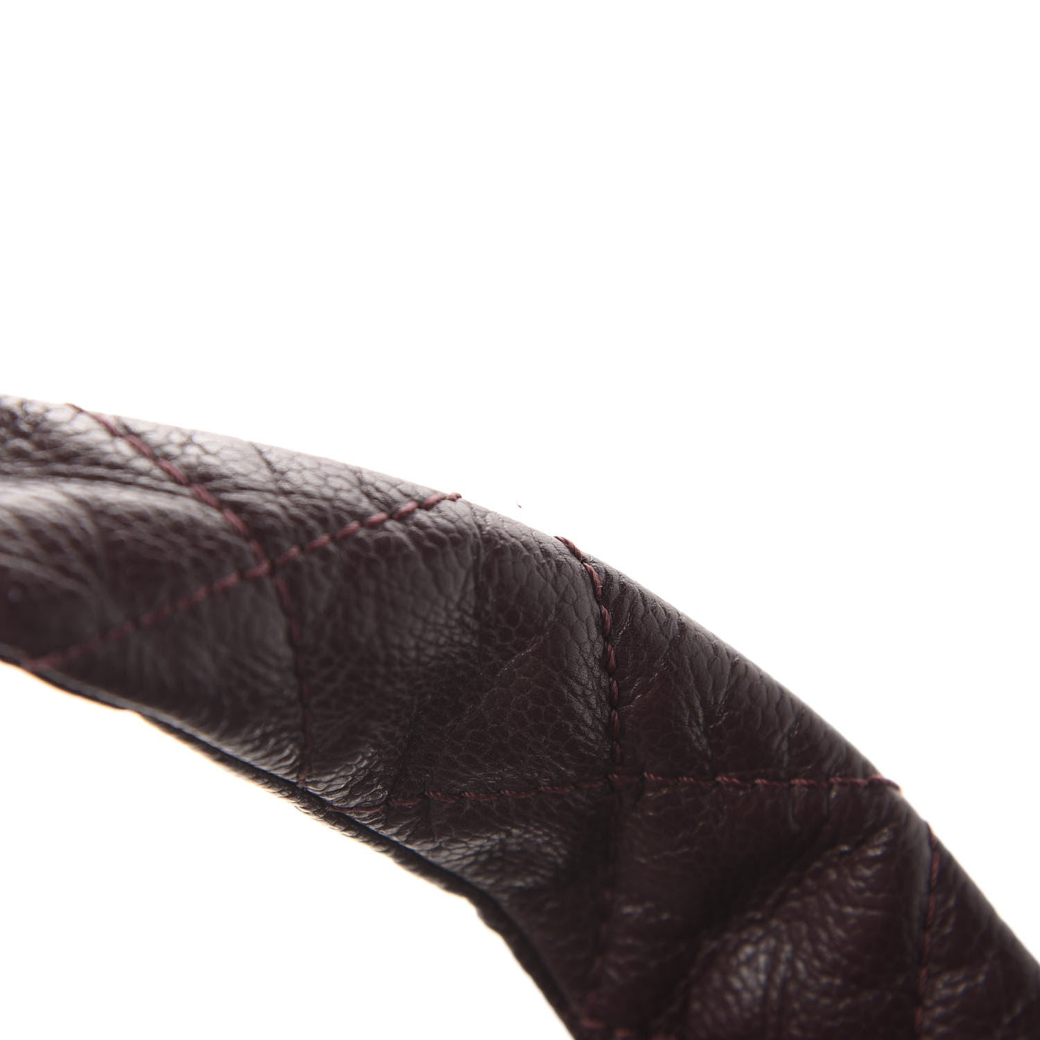 Chanel Caviar Quilted CC Timeless Bowler Burgundy 12 of 16