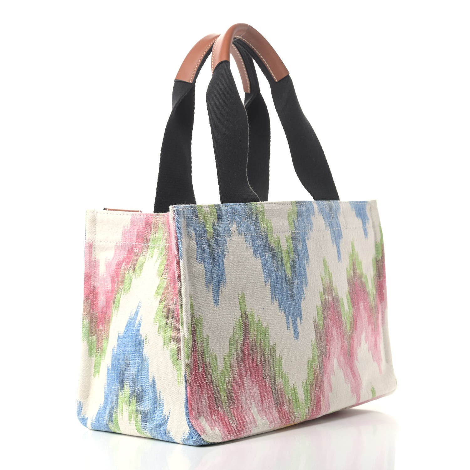 Loewe Canvas Beaded Paula Beach Tote Multicolor 3 of 8