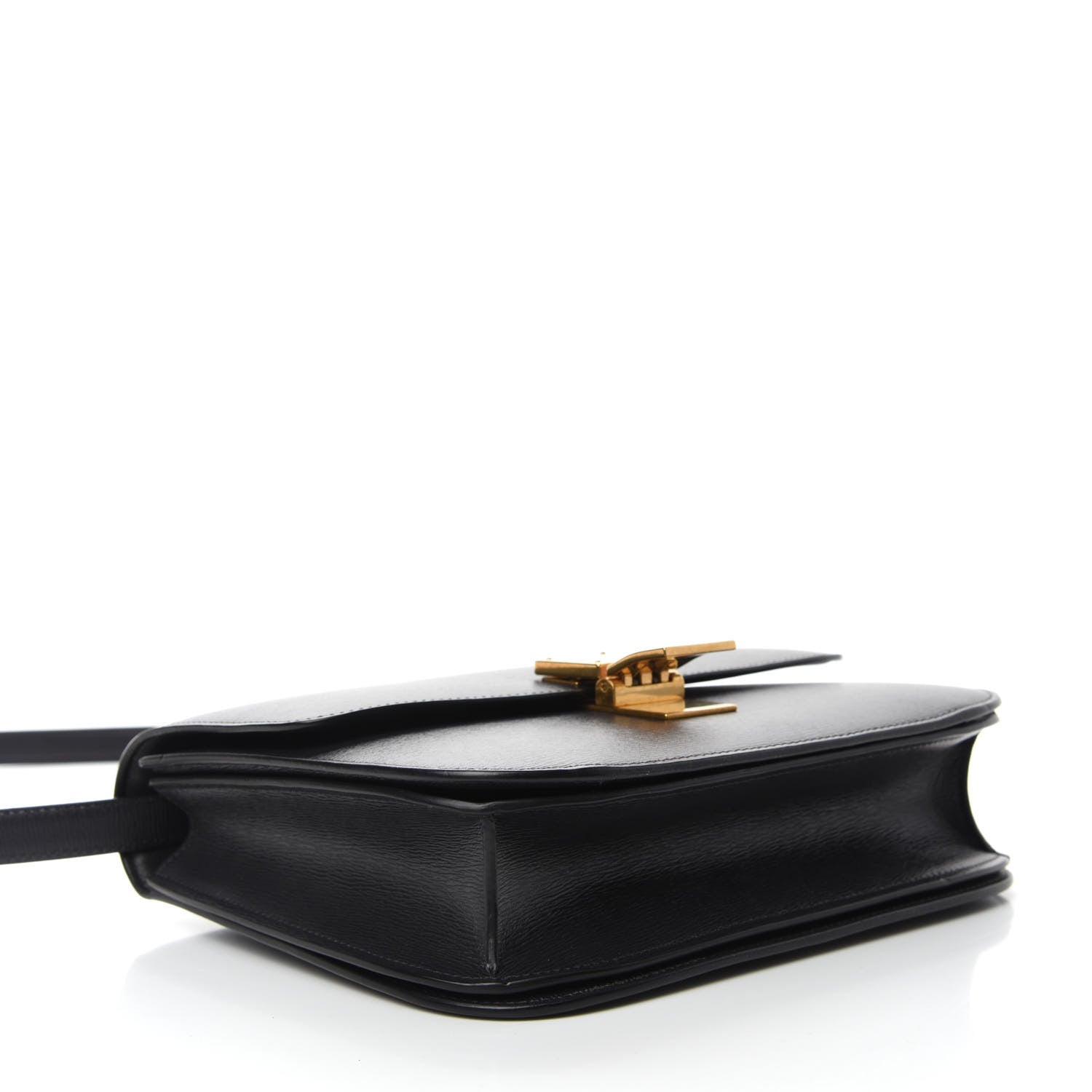 Celine Liege Calfskin Medium Classic Box Flap Bag Black 4 of 11