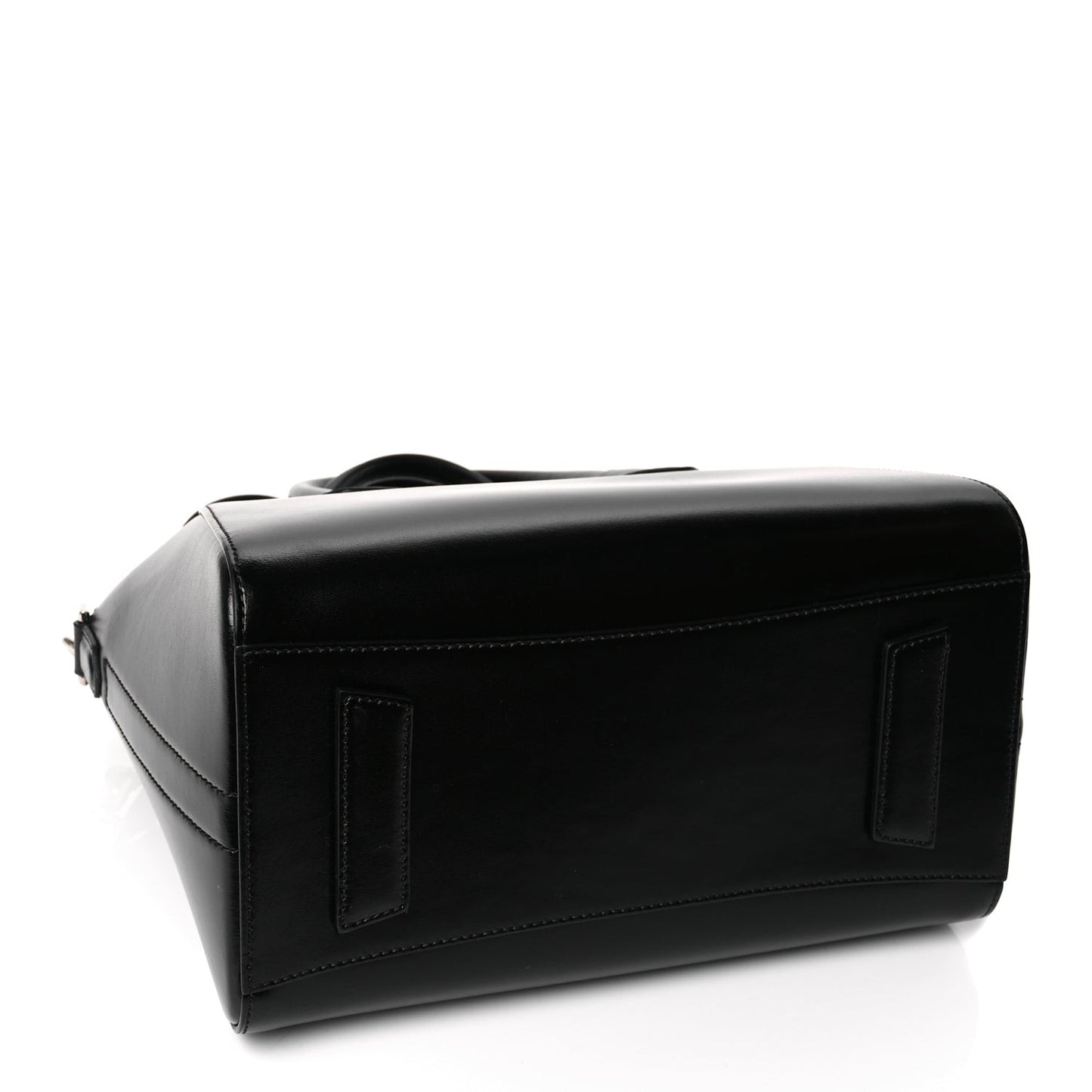 Shiny Lord Calfskin Small Antigona Black