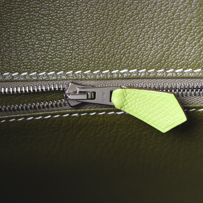 Hermes Epsom Candy Birkin 30 Kiwi Lichen 16 of 38