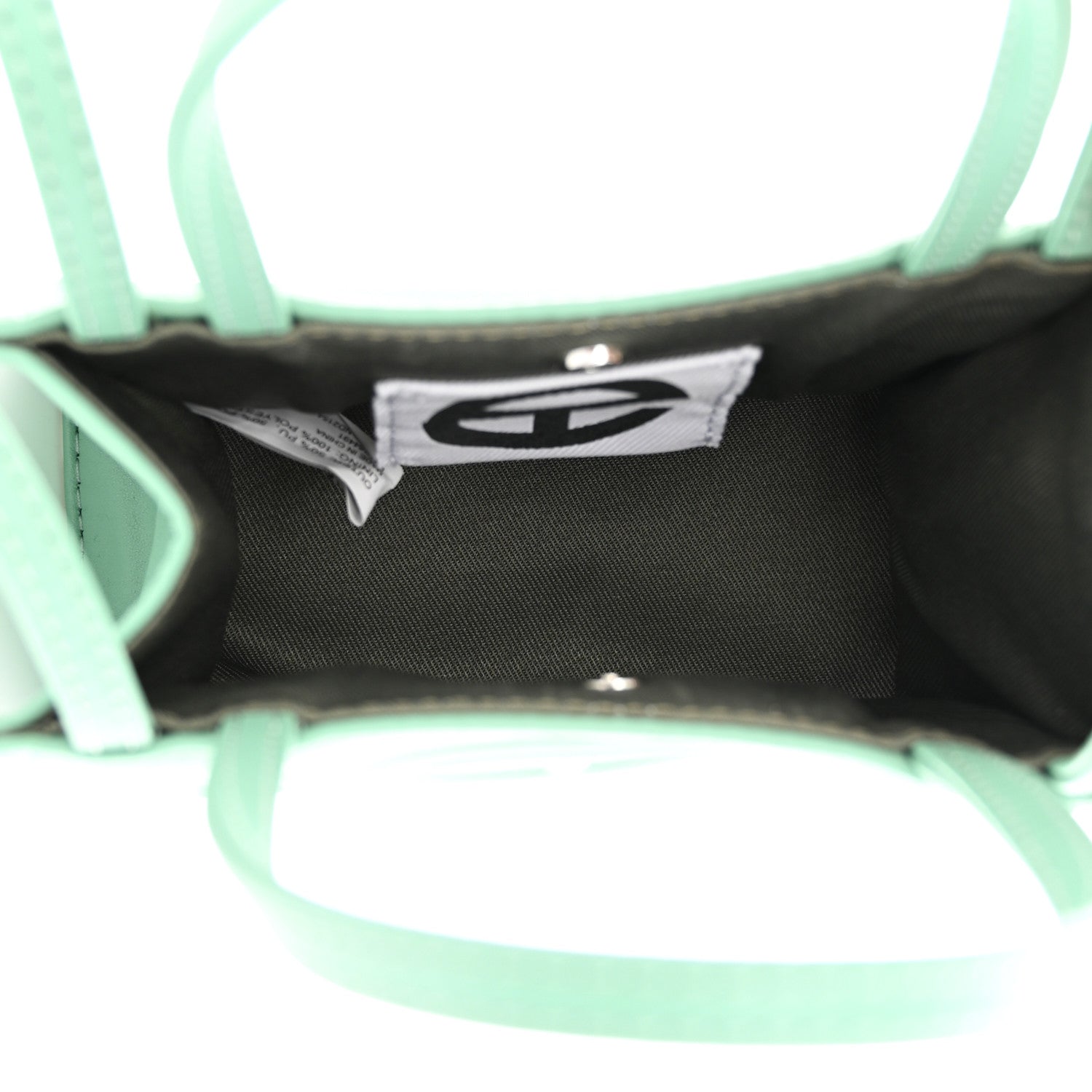 Telfar Vegan Leather Small Shopping Bag Sage 5 of 9