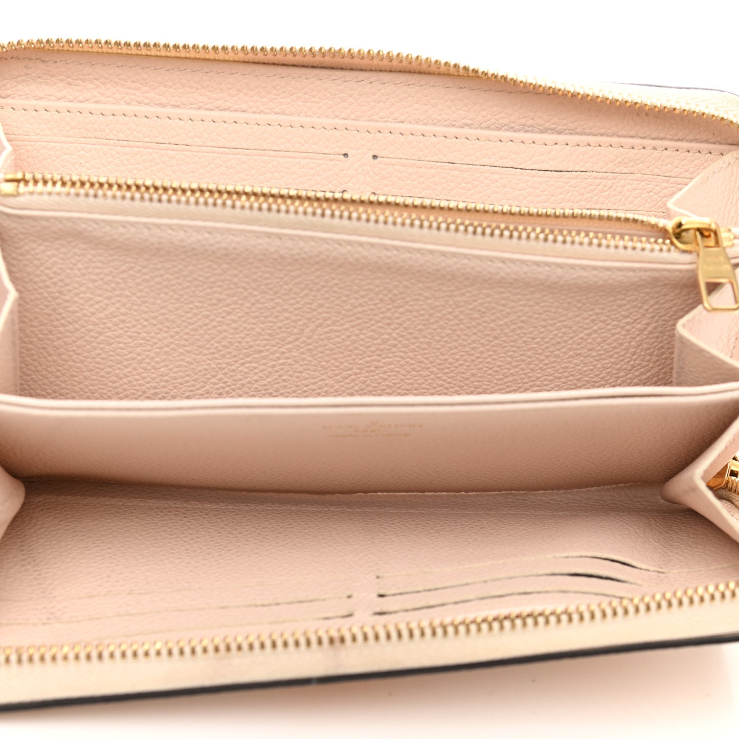 Empreinte Monogram Giant By The Pool Zippy Wallet Cream Saffron