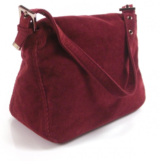 Corduroy Flap Bag
