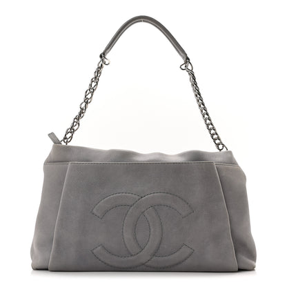 Chanel Caviar CC Hobo Grey 1 of 10