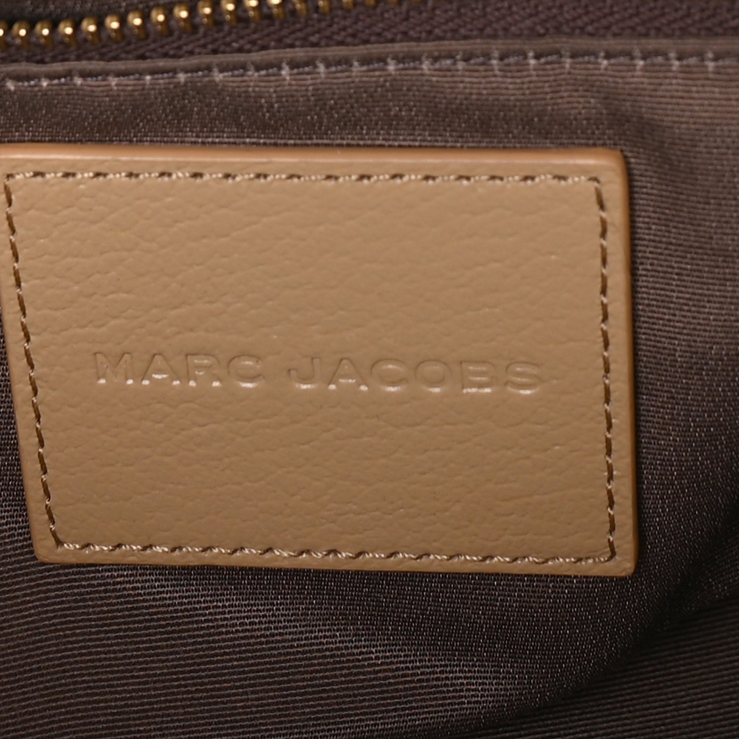 Marc Jacobs Lambskin Quilted Dual Convertible Medium Shoulder Bag Camel 5 of 8
