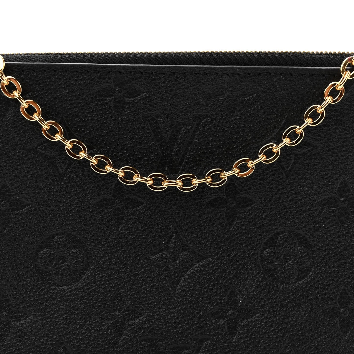 Empreinte Double Zip Pochette Black