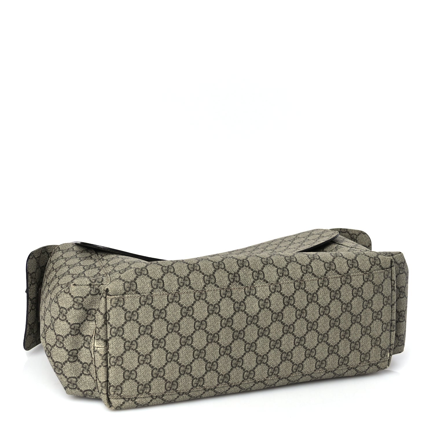 Gucci GG Plus Monogram Messenger Diaper Bag Dark Brown 3 of 8