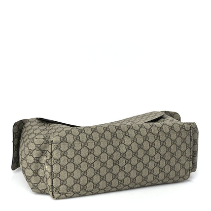 Gucci GG Plus Monogram Messenger Diaper Bag Dark Brown 3 of 8