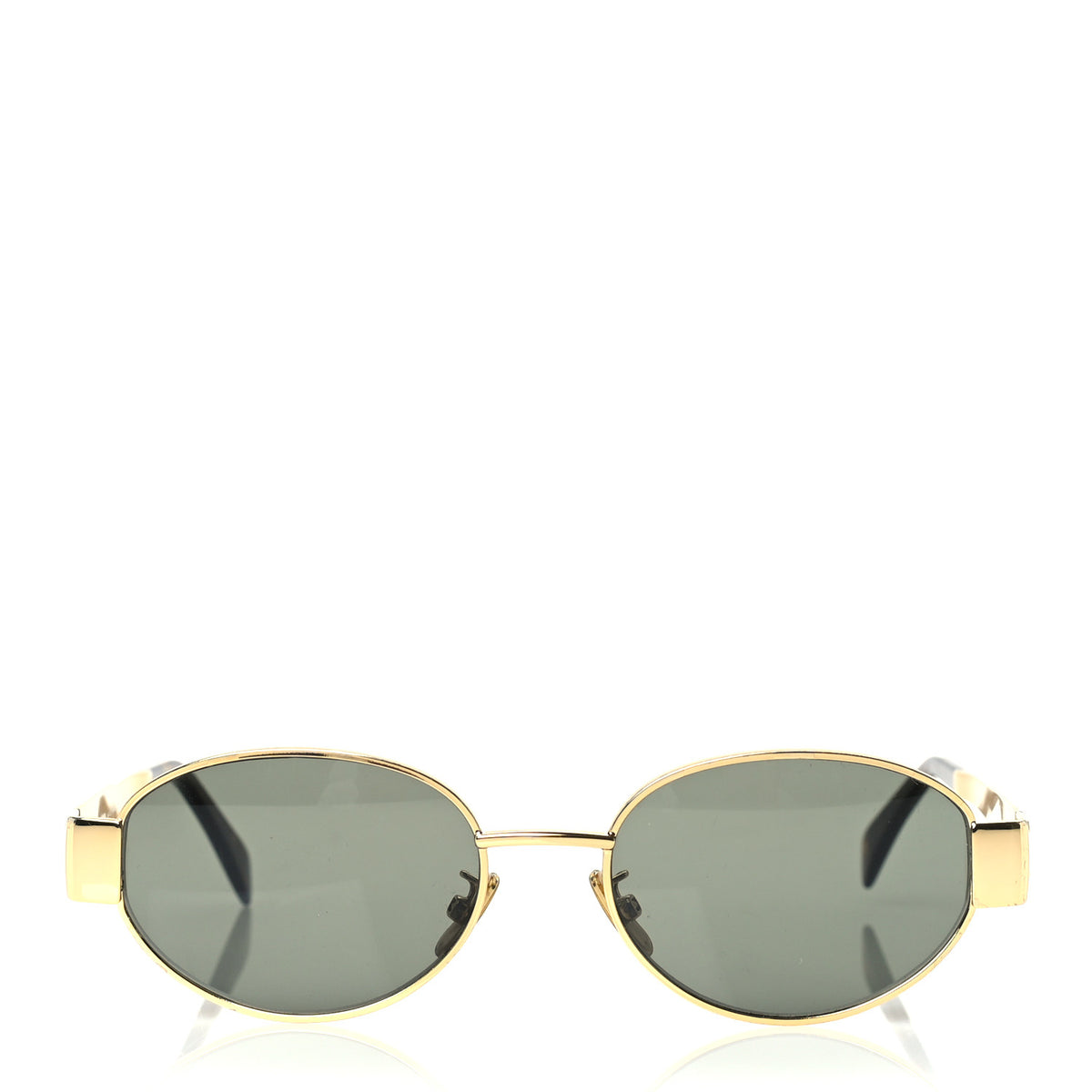 Celine Metal Triomphe 01 Sunglasses CL40235U Gold Green 4 of 12