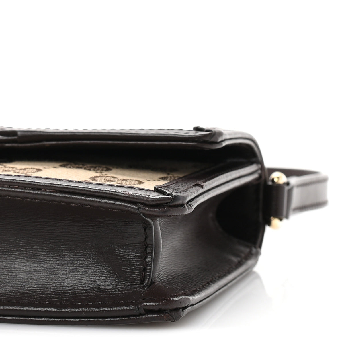 Monogram Mini Luce Shoulder Bag Beige Ebony