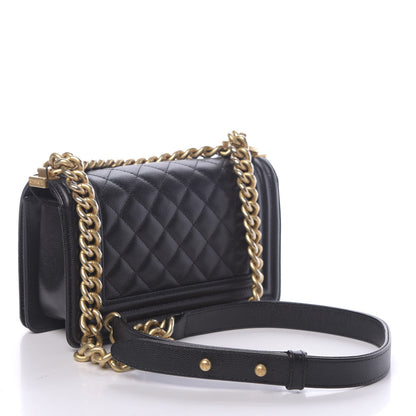 Chanel Caviar Quilted Small Boy Flap Black 3 of 11