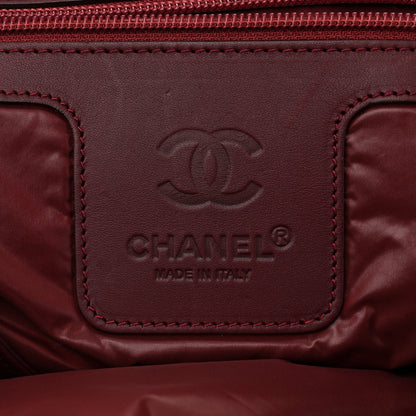 Chanel Nylon Quilted Coco Cocoon Bowler Green 6 of 7