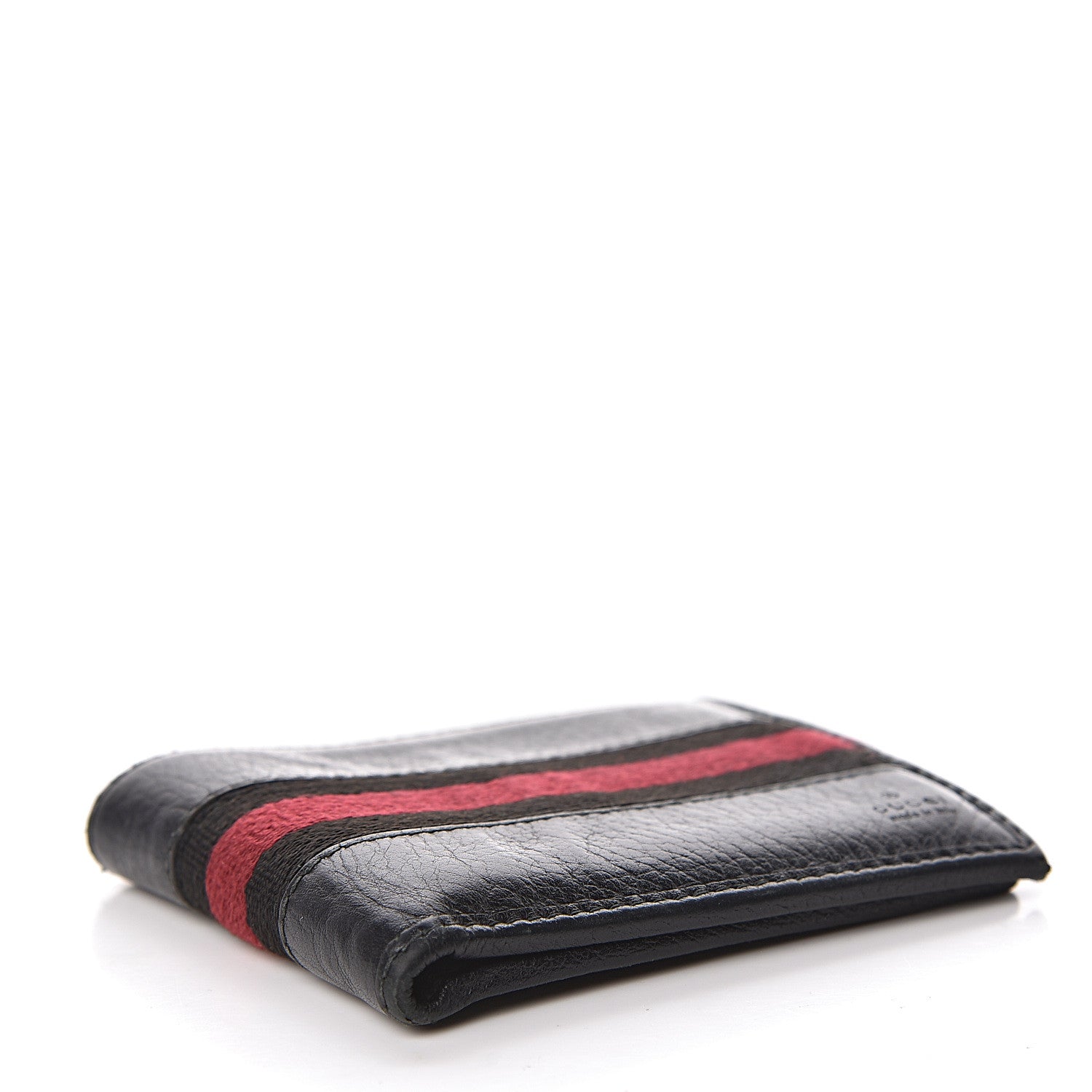 Gucci Calfskin Web Bi-Fold Wallet Black 4 of 8