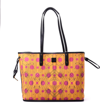 MCM Visetos Medium Project Reversible Shopper Tote Beige 10 of 14