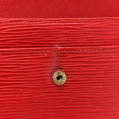 Louis Vuitton Epi Sarah Wallet Red 14 of 21