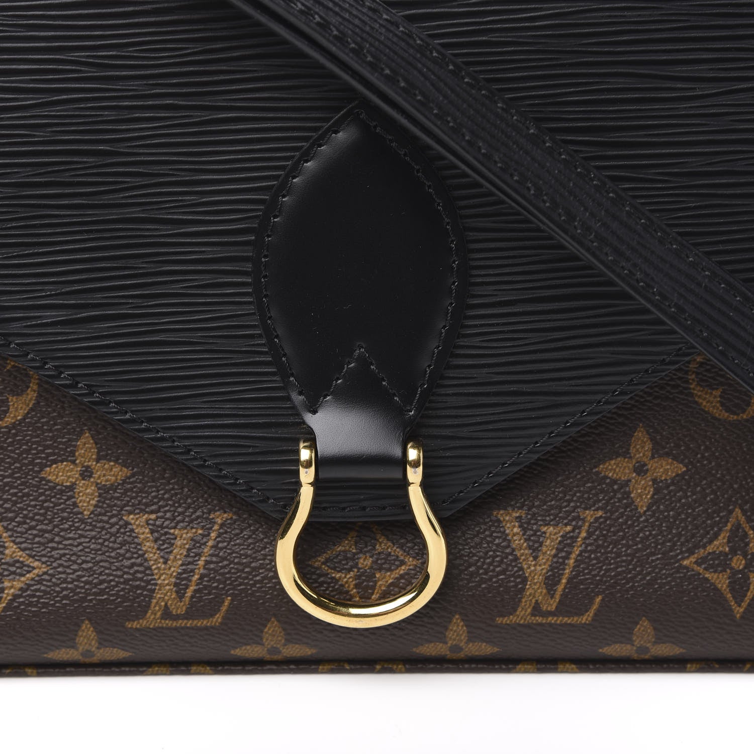 Louis Vuitton Epi Monogram Saint Michel Black 10 of 10