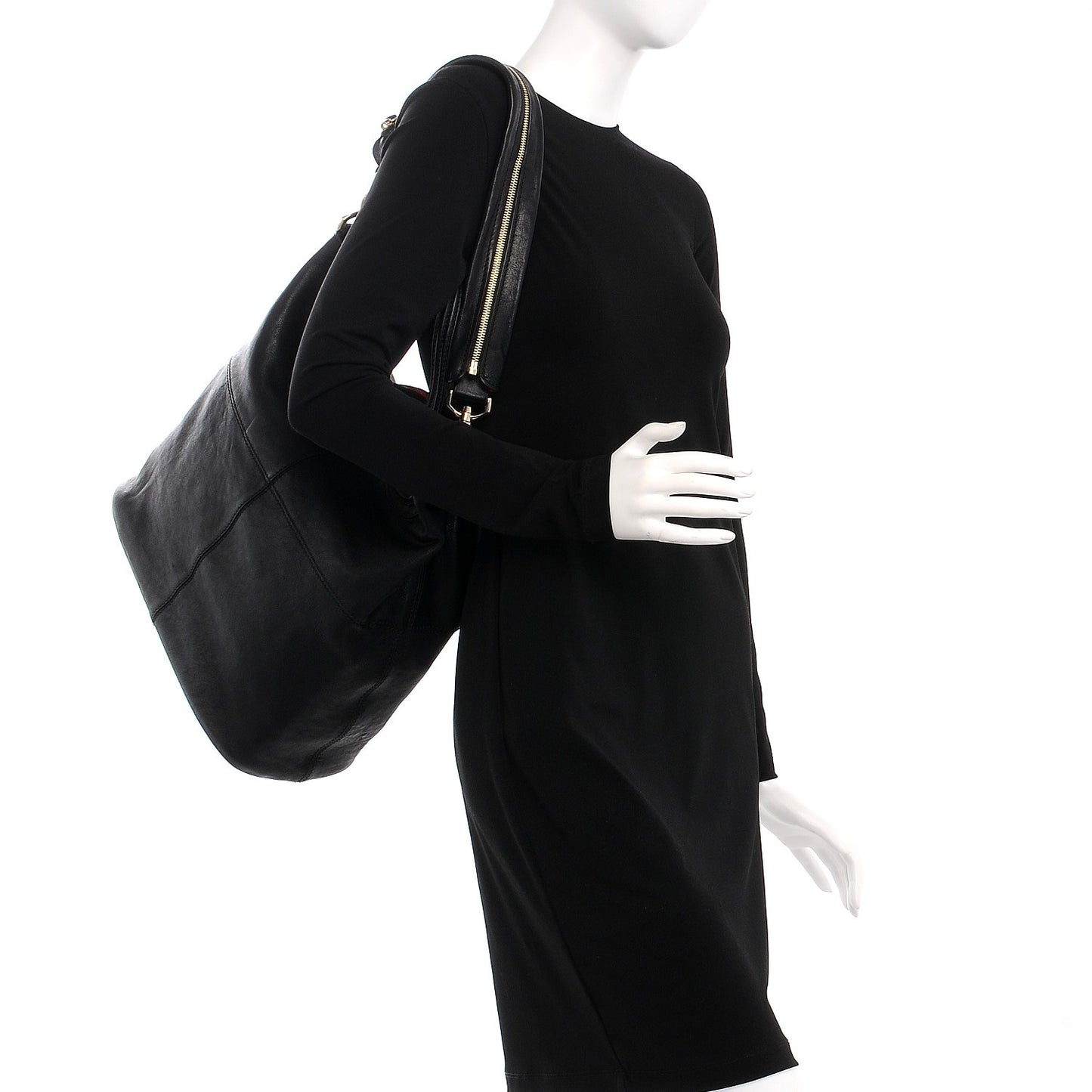 Lambskin North South Nightingale Black