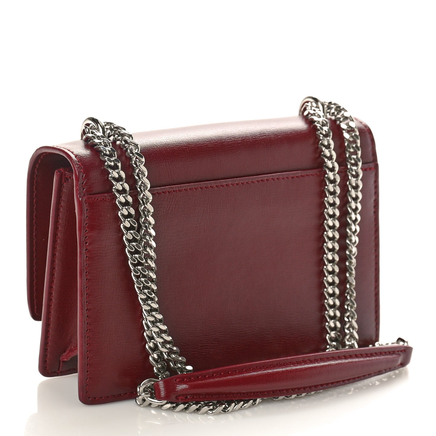 Calfskin Monogram Sunset Chain Wallet Palissandre