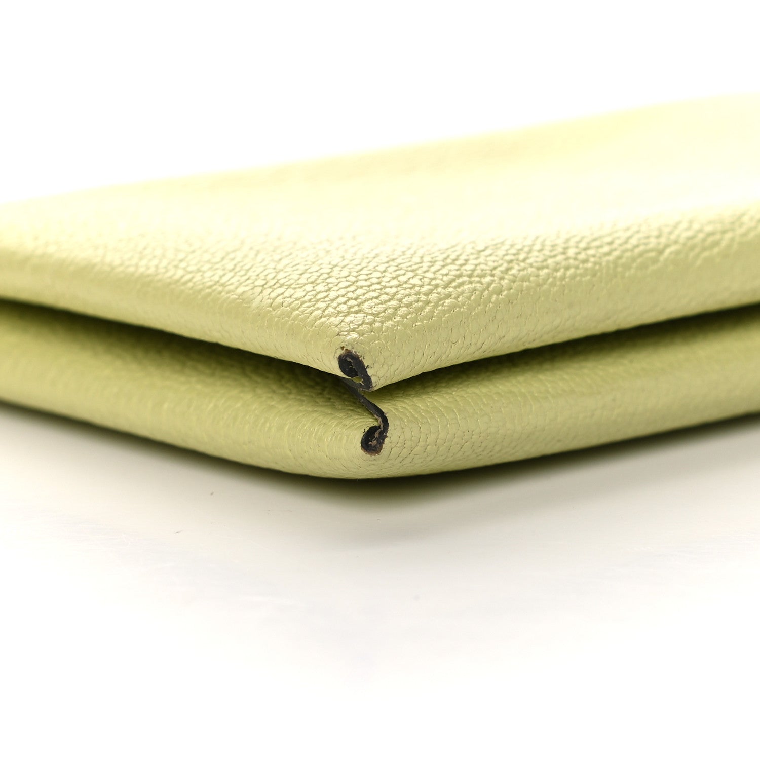 Hermes Chevre Mysore Calvi Card Case Jaune Bourgeon 8 of 12