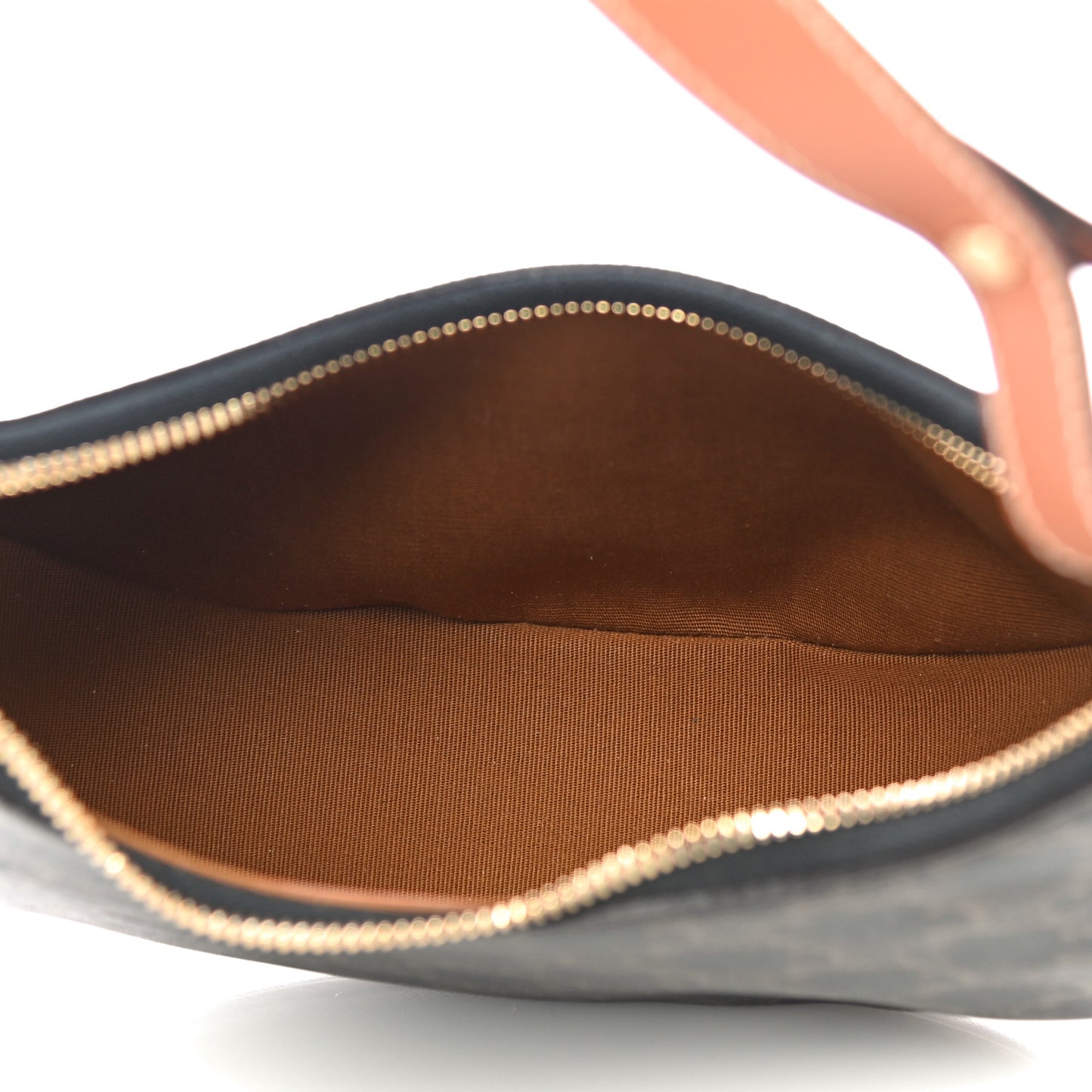 Triomphe Canvas Calfskin Ava Shoulder Bag Tan