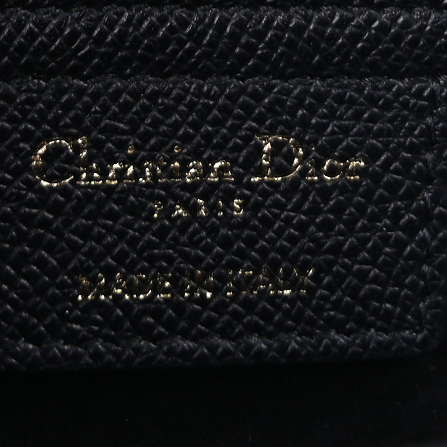Christian Dior Grained Calfskin Saddle Bag With Strap Black 5 of 8