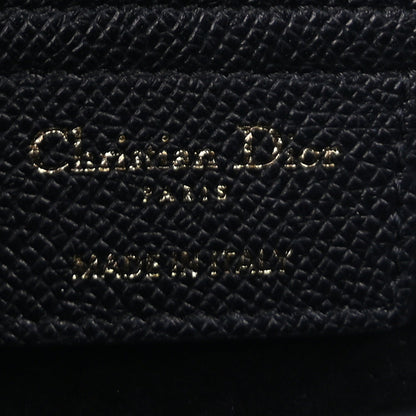 Christian Dior Grained Calfskin Saddle Bag With Strap Black 5 of 8