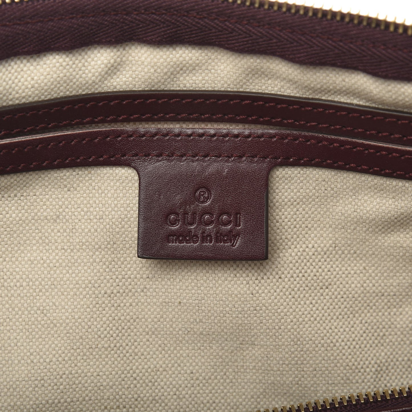 GG Plus Monogram Medium Joy Boston Bordeaux