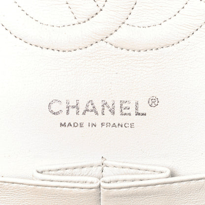 Chanel Caviar Quilted Medium Double Flap White 6 of 16