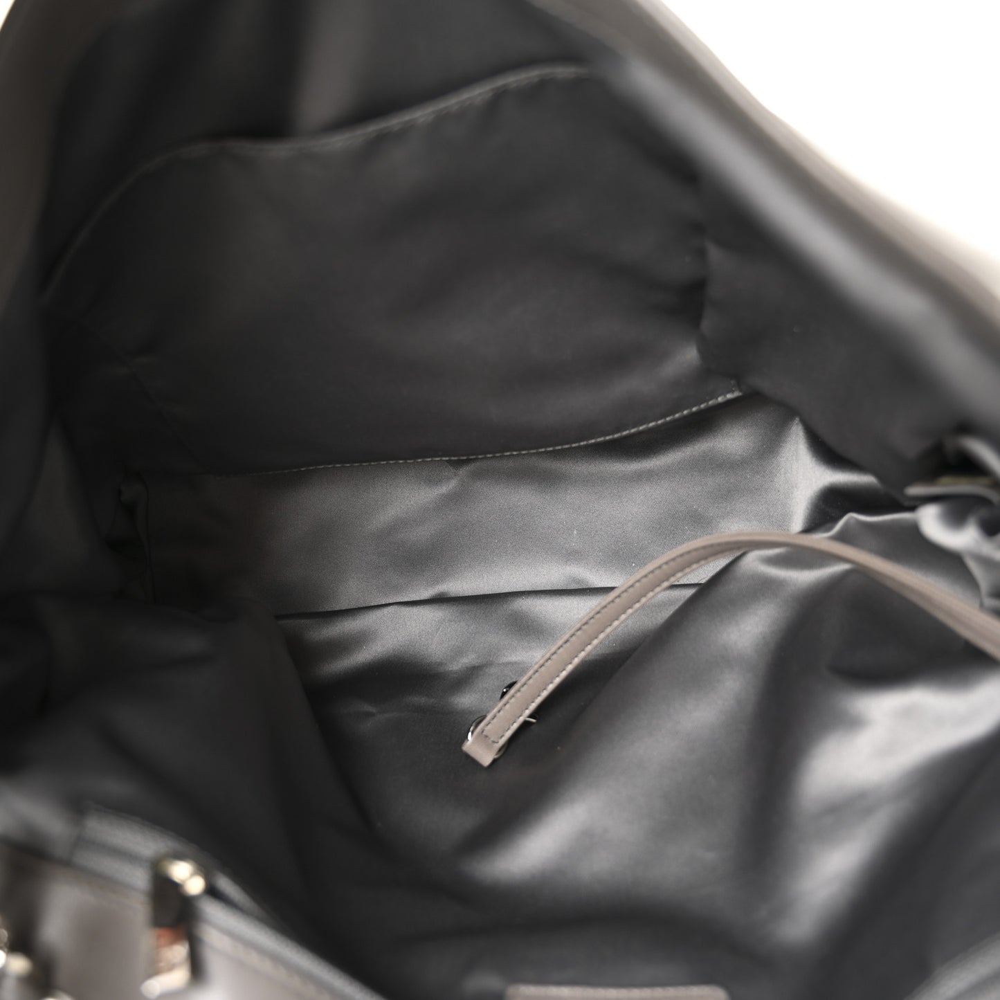 Calfskin Large Expandable Paris London Flap Bag Grey